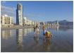 Reflections on Cape Town beach